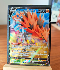 Galarian Zapdos V TG19/TG30 Holo Astral Radiance Trainer Gallery Pokemon Holo NM - Image 2