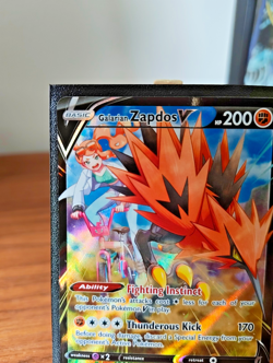 Galarian Zapdos V TG19/TG30 Holo Astral Radiance Trainer Gallery Pokemon Holo NM - Image 3