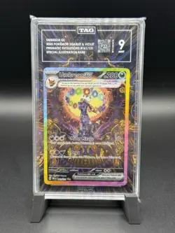 UMBREON EX 161/131 SPECIAL ILLUSTRATION RARE POKEMON TAG 9 MINT - Image 1