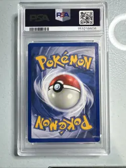 2000 POKEMON PROMO BLACK STAR GAME BOY #10 MEOWTH-HOLO PSA 2 Swirl Vintage - Image 2