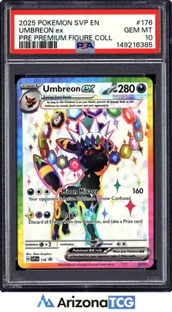 Pokemon 2025 Umbreon ex 176 Promo PFC GEM MINT PSA 10 - Image 1