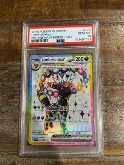 POKEMON 2025 Prismatic Evolutions Premium Coll Promo UMBREON EX #176 PSA 10 Gem - Image 1