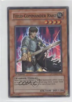 Field-Commander Rahz 1st Ed. YuGiOh Phantom Darkness #PTDN-EN030 2008 - Image 1