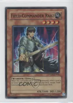 Field-Commander Rahz Unlimited YuGiOh Phantom Darkness #PTDN-EN030 2008 - Image 1