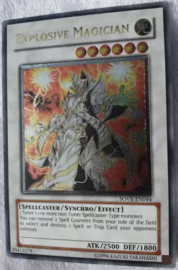 Yugioh 1x Explosive Magician SOVR-EN044 Ultimate Rare Unlimited Edition NearMint - Image 3
