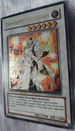 Yugioh 1x Explosive Magician SOVR-EN044 Ultimate Rare Unlimited Edition NearMint - Image 5