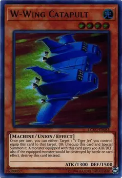 Yu-Gi-Oh Card - LCKC-EN083 - W-WING CATAPULT (ultra rare holo) - NM - Image 1