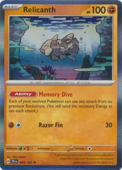 Pokemon Card - S&V: Temporal Forces 084/162 - RELICANTH (holo) - NM/Mint - Image 1