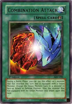Yu-Gi-Oh Card - MFC-030 - COMBINATION ATTACK (rare) [1st Edition] - NM - Image 1