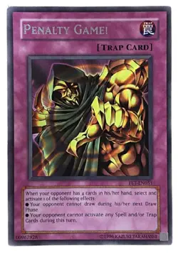Yu-Gi-Oh Card - FET-EN051 - PENALTY GAME! (rare) - NM - Image 1