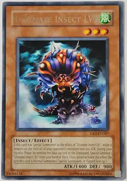 Yu-Gi-Oh Card - DR3-EN067 - ULTIMATE INSECT LV3 (rare) - NM - Image 1