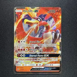 Pokemon TCG Ho-Oh GX 21/147 Burning Shadows Ultra Rare - Image 1