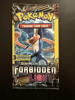 Pokemon Sun & Moon Forbidden Light Booster Packs 5x Sealed 3 Cards Each - Image 3