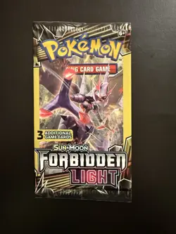 Pokemon Sun & Moon Forbidden Light Booster Packs 5x Sealed 3 Cards Each - Image 5