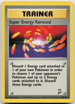 Super Energy Removal 108/130 Rare Base Set 2 Pokemon Lightly Played - Image 1