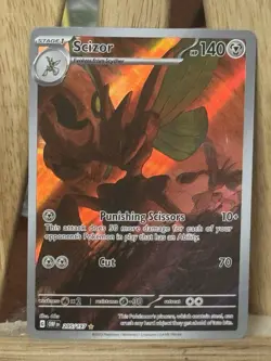Scizor 205/197 Illustration Rare IR Obsidian Flames Pokemon TCG Near Mint NM - Image 1