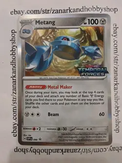 Pokemon Metang SVP090 Temporal Forces Black Star Promo MP - Image 1