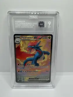 TAG 9 Pokemon Journey Together 187/159 Salamence ex Special Illustration Rare - Image 1