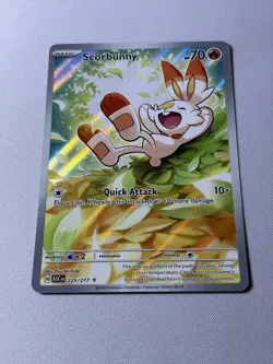 Scorbunny Full Art 225/217 Ascended Heroes Pokemon TCG Illustration Rare-MC - Image 2