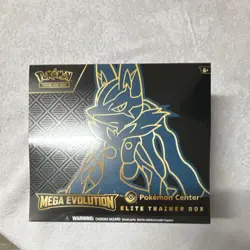 Pokemon Center Lucario Mega Evolution Elite Trainer Box Sealed - Image 1