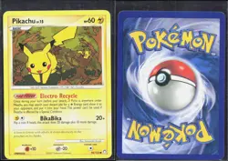 PIKACHU 94/123 C MYSTERIOUS TREASURES POKEMON LP/NM - Image 1