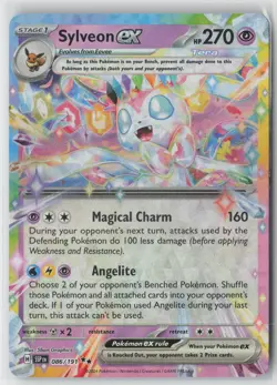Sylveon ex 086/191 Double Rare Surging Sparks Pokemon NM - Image 1