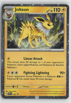 Jolteon (Cosmos Holo) 169 Holo Rare Scarlet & Violet Promo Pokemon NM - Image 1