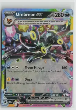 Umbreon ex 060/131 Holo Double Rare Prismatic Evolutions Pokemon NM - Image 1