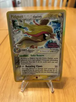 Pokemon Pidgeot Delta Species 14/110 Holon Phantoms Reverse Holo Rare Stamped - Image 1