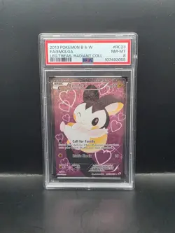 #RC23/RC25 Emolga Legendary Treasures PSA 8 - Image 1