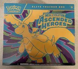 Pokemon TCG Elite Trainer Box Mega Evolution Ascended Heroes New Sealed 🔥 - Image 1