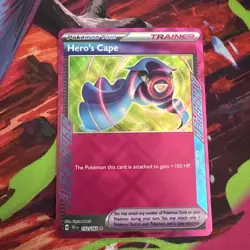 Pokemon TCG Hero's Cape 152/162 ACE SPEC Rare Temporal Forces - Image 1