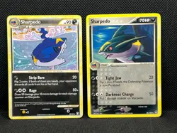Pokemon Tcg Sharpedo 38/108 Power Keepers & Sharpedo 30/102 Triumphant Non Holo - Image 1
