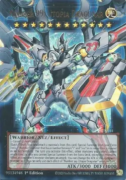 Yugioh! Number 99: Utopia Dragonar - RA05-EN144 - Ultra Rare - 1st Edition Near - Image 1