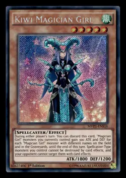Kiwi Magician Girl MVP1-ENS16 Secret Rare Dark Side of Dimensions Yu-Gi-Oh NM - Image 1