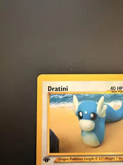 Dratini 63/105 Neo Destiny 1st Edition Vintage Pokemon Card WOTC 2002 LP - Image 3