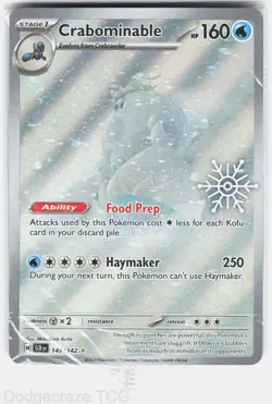 Crabominable 149/142 Holo Miscellaneous Cards & Products Pokemon NM - Image 1