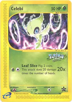 Pokemon Card - Pokemon 4 Ever #50 - CELEBI - NM/Mint - Image 1