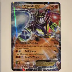 Pokemon TCG Fates Collide Zygarde EX Holo 2 Cards (MINT FULL ART) & Damaged FREE - Image 4