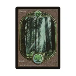 WOTC MtG Unglued Forest (C) EX - Image 1