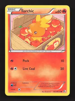 Torchic RC5/RC25 Holo Common Legendary Treasures: Radiant Collection Pokemon LP - Image 1