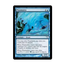 WOTC MtG Dissension Plaxmanta (U) (Foil) NM - Image 1