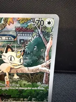 2025 Pokemon TCG Meowth #106/094 Illustration Rare ME Phantasmal Flames NM - Image 2