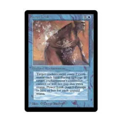 WOTC MtG Beta Power Leak (C) VG - Image 1