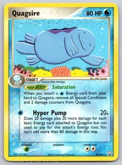 Quagsire 26/109 Rare Team Rocket Returns Pokemon HP - Image 1