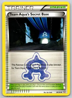 Team Aqua's Secret Base 28/34 Uncommon Double Crisis Pokemon LP - Image 1