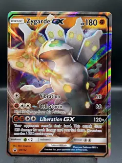 2018 Pokemon Sun & Moon #SM122 Zygarde GX Black Star Promo Holo LP - Image 1