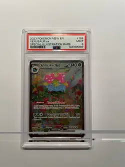 2023 Pokemon Mew EN - Venusaur ex 198/165 - Special Illustration Rare 151 PSA 9 - Image 1
