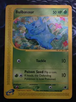 Pokemon TCG Bulbasaur 094/165 Expedition 2002 Base Set Regular - Image 1