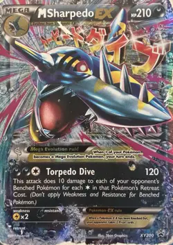 M Sharpedo EX XY200 Holo Promo XY Promo Pokemon 2017 - Image 1
